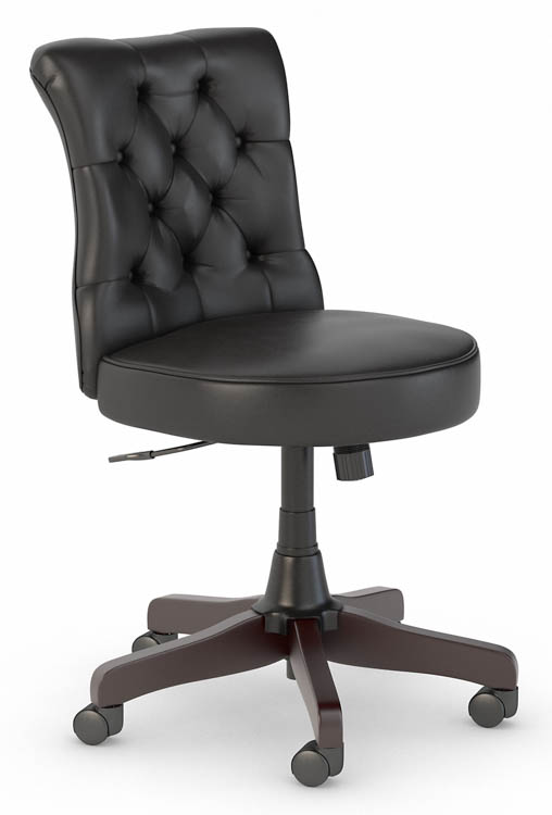 Mid Back Tufted Office Chair by Bush