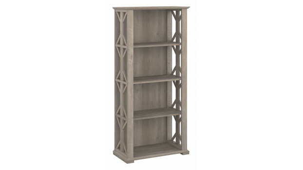 4 Shelf Farmhouse Bookcase by Bush Furnishings