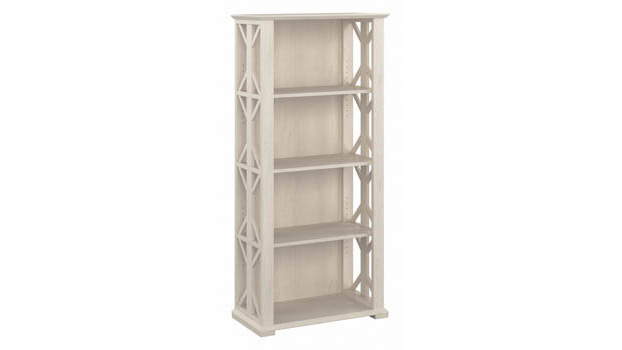4 Shelf Farmhouse Bookcase by Bush Furnishings
