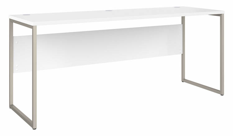 72in W x 24in D Computer Table Desk with Metal Legs by Bush