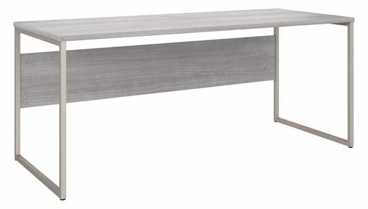 72in W x 30in D Computer Table Desk with Metal Legs by Bush