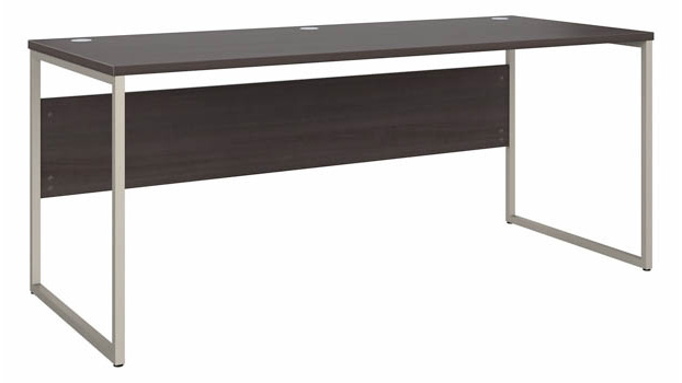 72in W x 30in D Computer Table Desk with Metal Legs by Bush Furniture