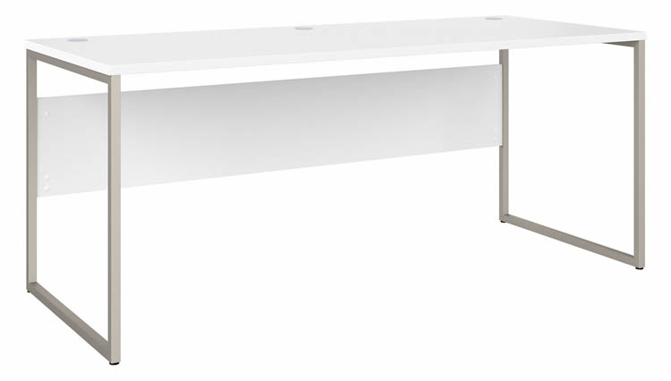 72in W x 30in D Computer Table Desk with Metal Legs by Bush