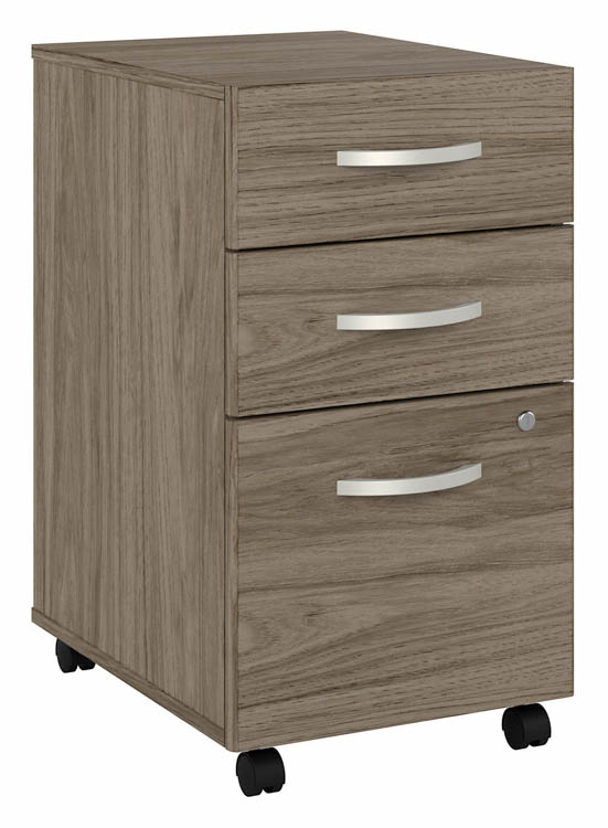 3 Drawer Mobile File Cabinet - Assembled by Bush