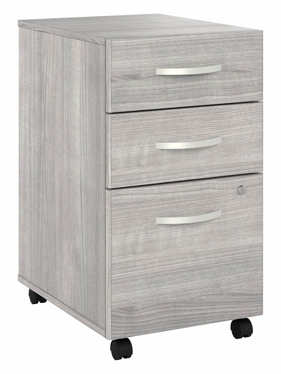 3 Drawer Mobile File Cabinet - Assembled by Bush