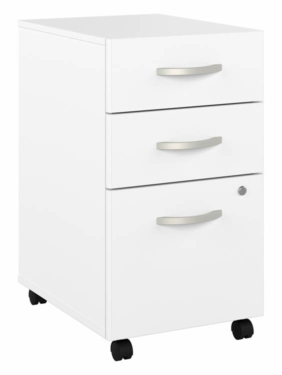 3 Drawer Mobile File Cabinet - Assembled by Bush