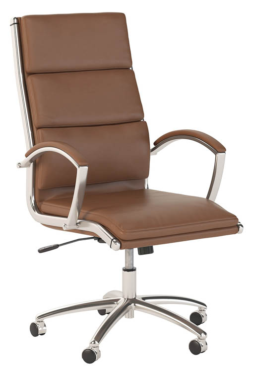 High Back Leather Executive Office Chair by Bush