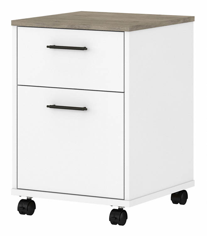 2 Drawer Mobile File Cabinet by Bush