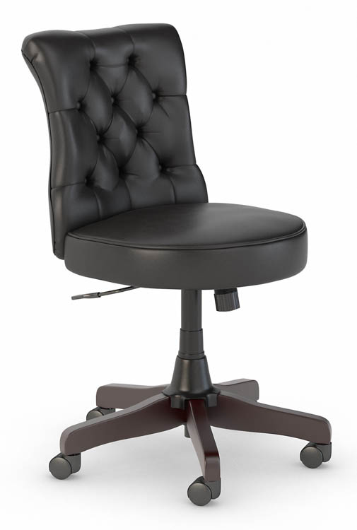 Mid Back Tufted Office Chair by Bush
