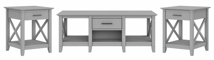 Coffee Table with Set of 2 End Tables by Bush