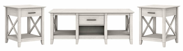 Coffee Table with Set of 2 End Tables by Bush