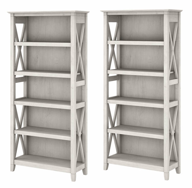 5 Shelf Bookcase (Set of 2) by Bush