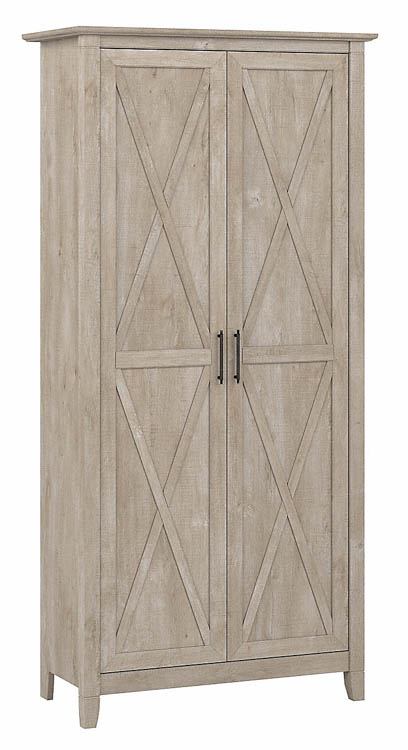 Tall Storage Cabinet with Doors by Bush