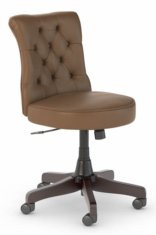 Mid Back Tufted Office Chair by Bush