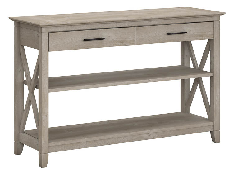 Console Table with Drawers and Shelves by Bush