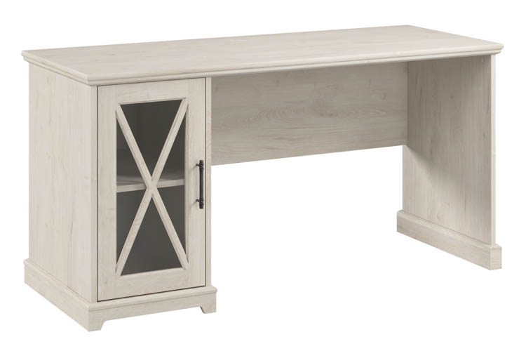 60in W Farmhouse Desk with Storage Cabinet by Bush