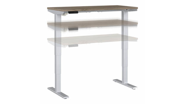 48in W x 24in D Height Adjustable Standing Desk by Bush Furniture