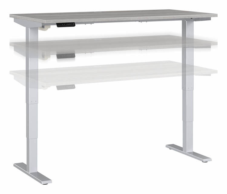 60in W x 30in D Electric Height Adjustable Standing Desk by Bush