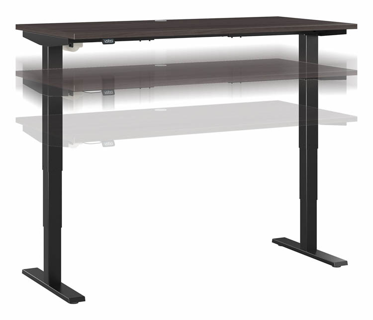 60in W x 30in D Electric Height Adjustable Standing Desk by Bush