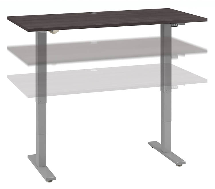 60in W x 30in D Electric Height Adjustable Standing Desk by Bush