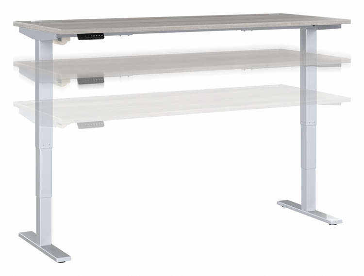 6ft W x 30in D Height Adjustable Standing Desk by Bush