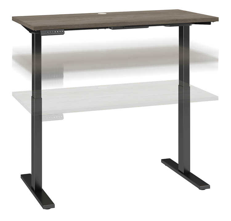 48in W x 24in D Electric Height Adjustable Standing Desk by Bush