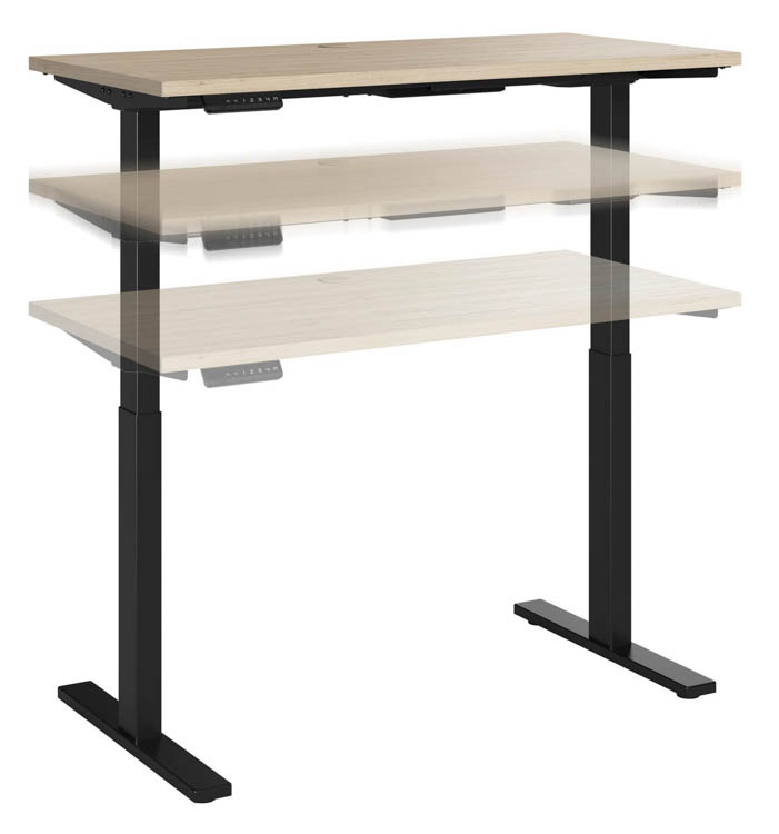 48in W x 24in D Electric Height Adjustable Standing Desk by Bush