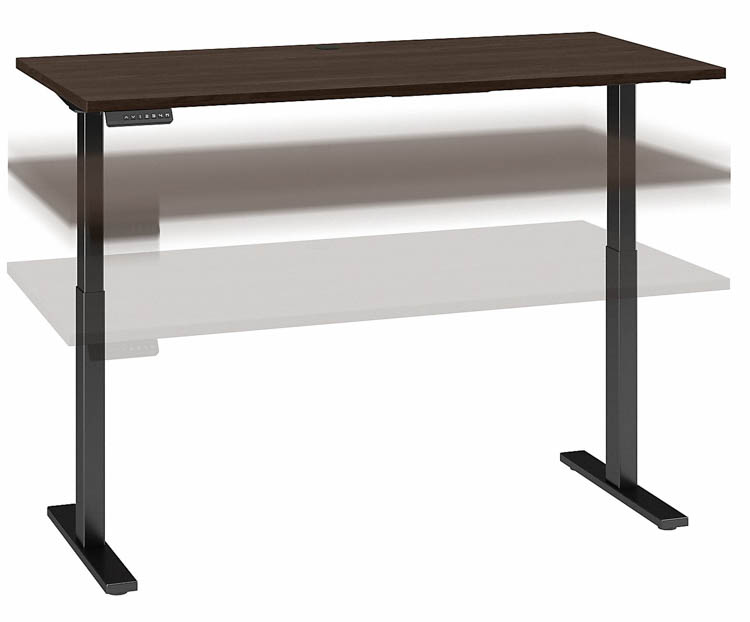 60in W x 30in D Height Adjustable Standing Desk by Bush