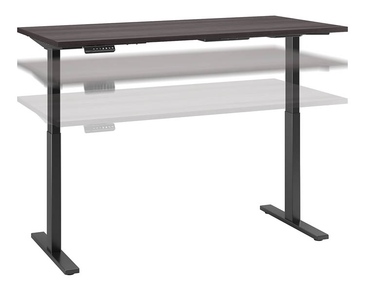 60in W x 30in D Height Adjustable Standing Desk by Bush