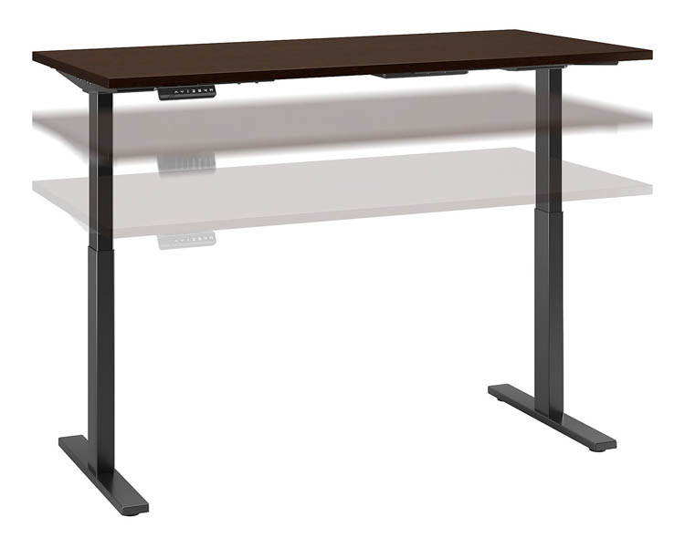 6ft W x 30in D Electric Height Adjustable Standing Desk by Bush