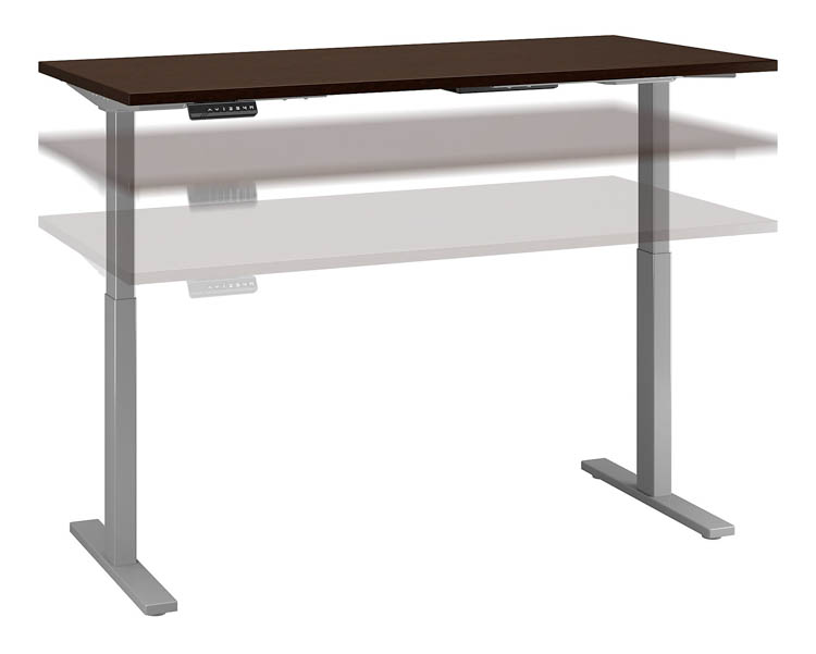 6ft W x 30in D Electric Height Adjustable Standing Desk by Bush