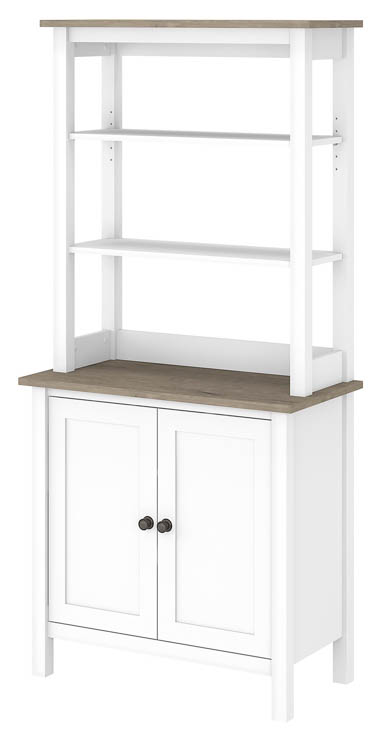 5 Shelf Bookcase with Doors by Bush