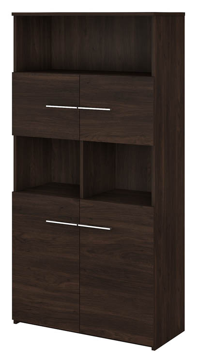 5 Shelf Bookcase with Doors by Bush