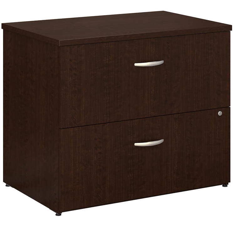 2 Drawer Lateral File Cabinet -Assembled by Bush
