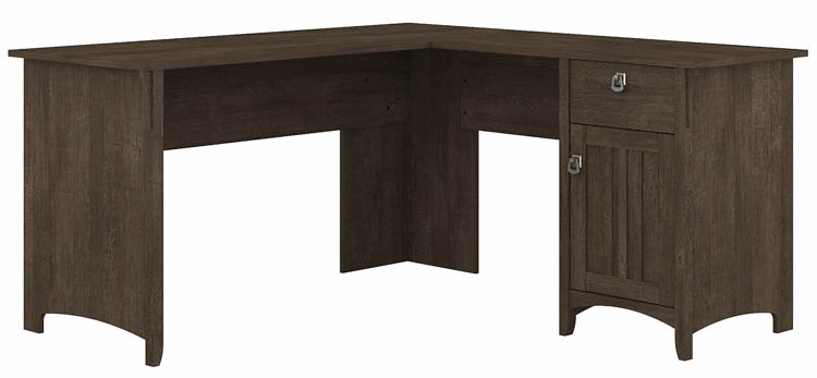 60in W L-Shaped Desk with Storage by Bush