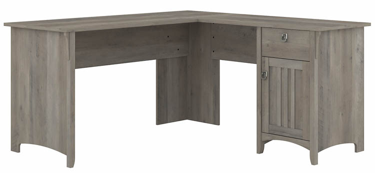 60in W L-Shaped Desk with Storage by Bush