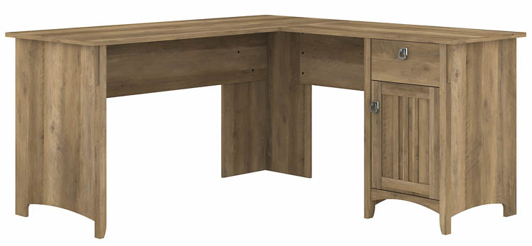 60in W L-Shaped Desk with Storage by Bush