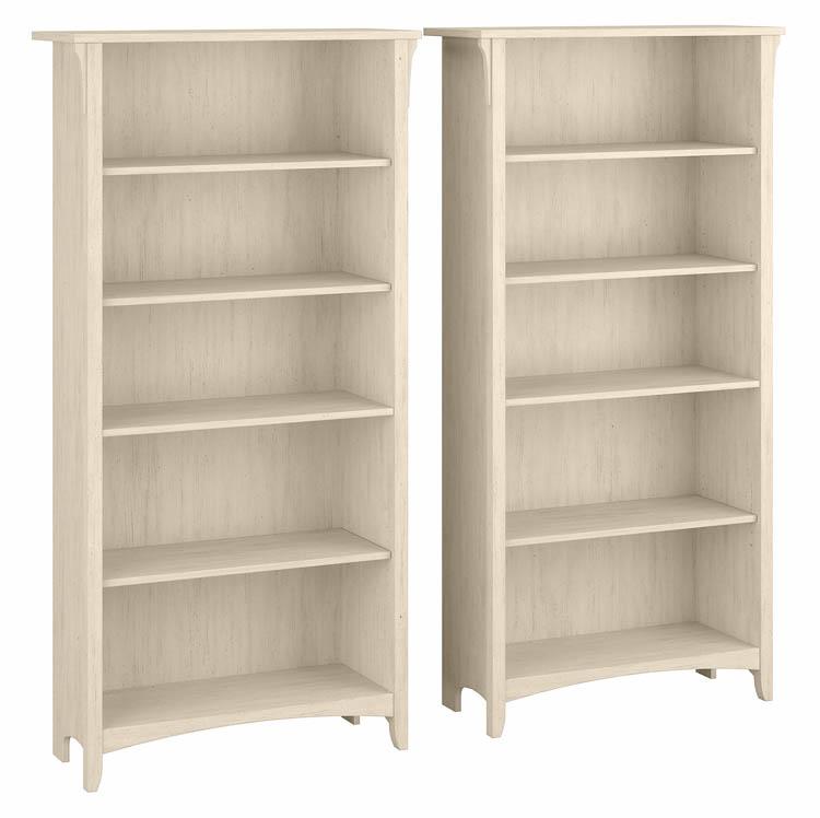 Tall 5 Shelf Bookcase (Set of 2) by Bush