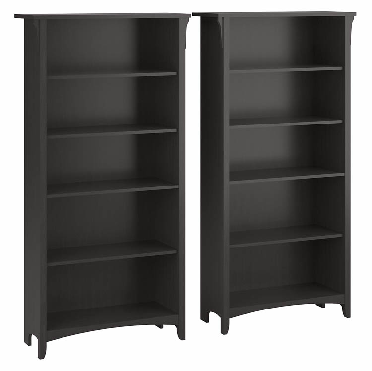 Tall 5 Shelf Bookcase (Set of 2) by Bush