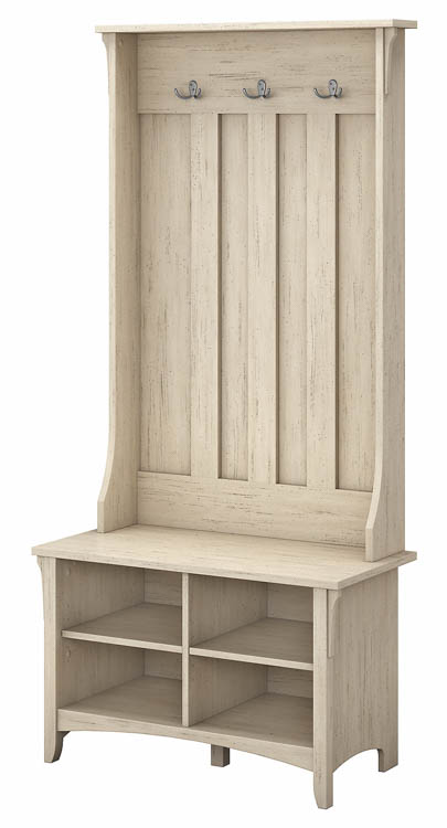 Hall Tree with Shoe Storage Bench by Bush