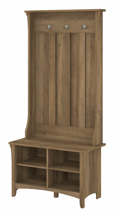 Hall Tree with Shoe Storage Bench by Bush