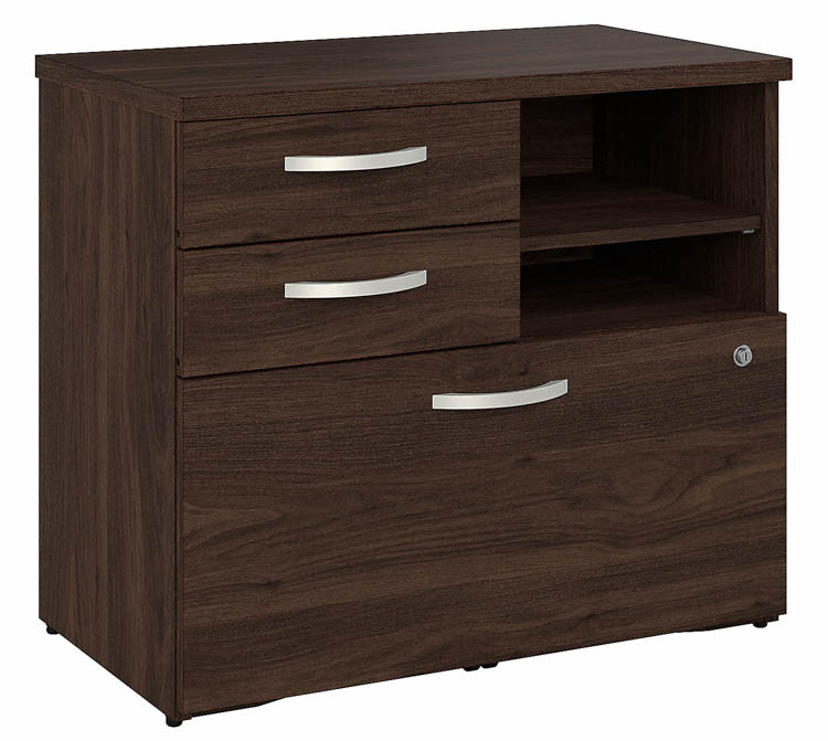 Office Storage Cabinet with Lateral File, Drawers and Shelves - Assembled by Bush