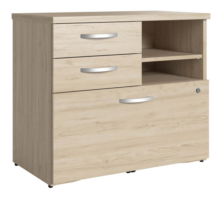 Office Storage Cabinet with Lateral File, Drawers and Shelves - Assembled by Bush