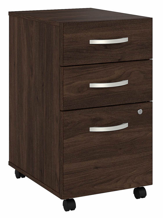 3 Drawer Mobile File Cabinet - Assembled by Bush