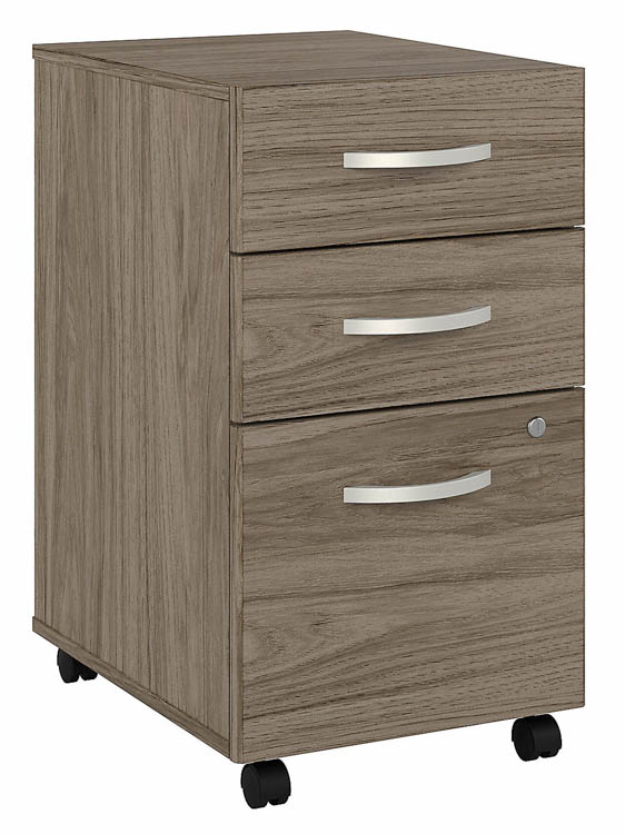 3 Drawer Mobile File Cabinet - Assembled by Bush