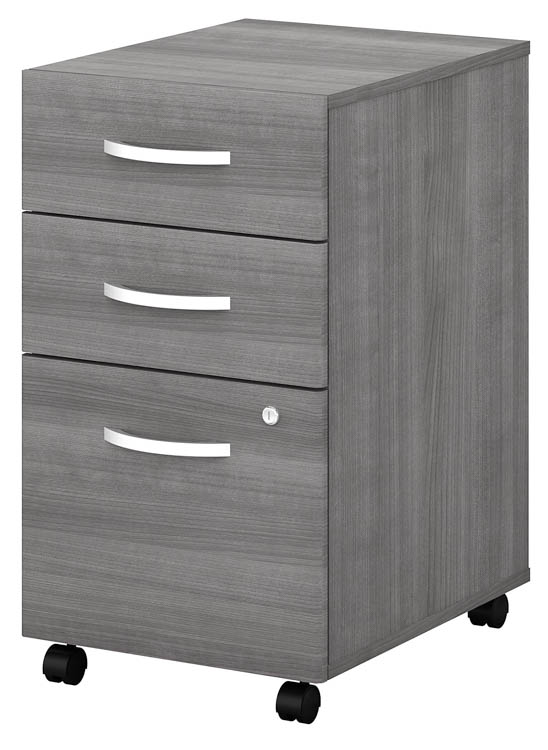 3 Drawer Mobile File Cabinet - Assembled by Bush