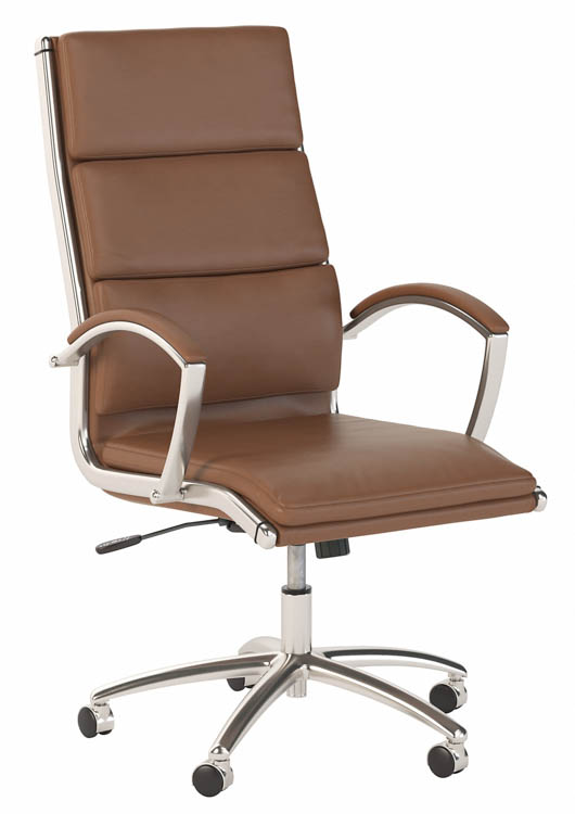 High Back Leather Executive Office Chair by Bush