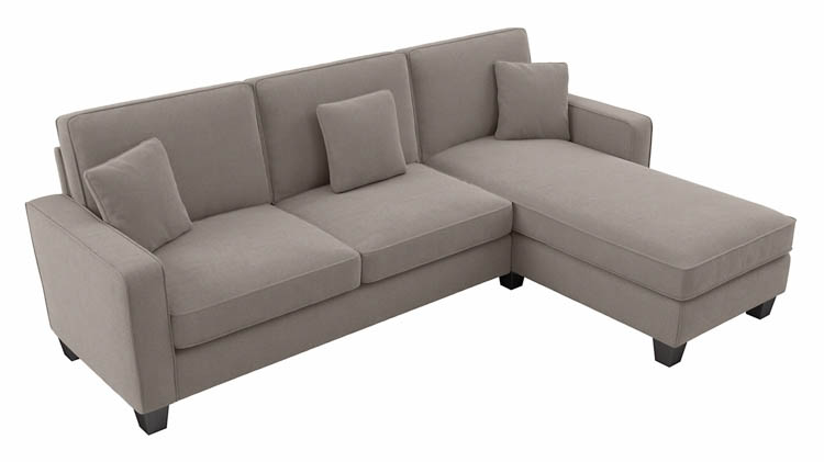 102in W Sectional Couch with Reversible Chaise Lounge by Bush