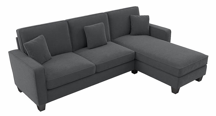 102in W Sectional Couch with Reversible Chaise Lounge by Bush