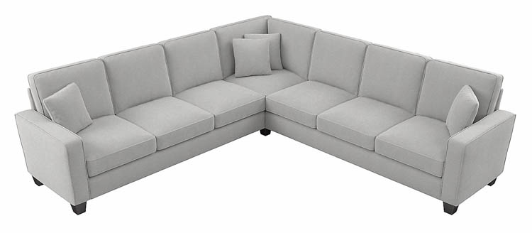111in W L-Shaped Sectional Couch by Bush
